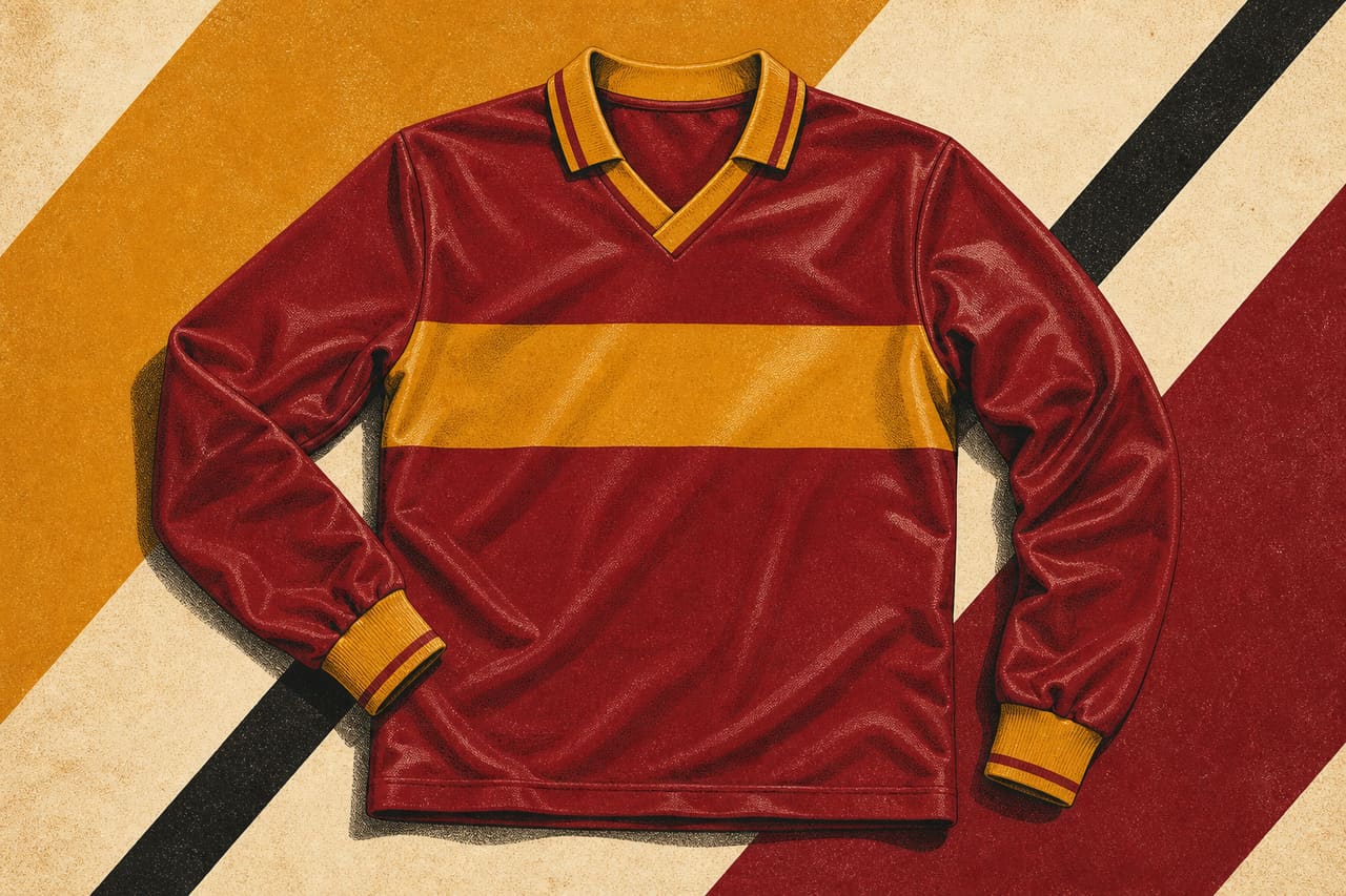 Illustration eines Retro-Trikots aus der Ära von Frankreich