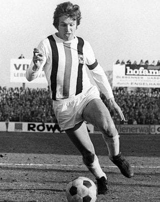Historisches Trikot von Borussia Mönchengladbach