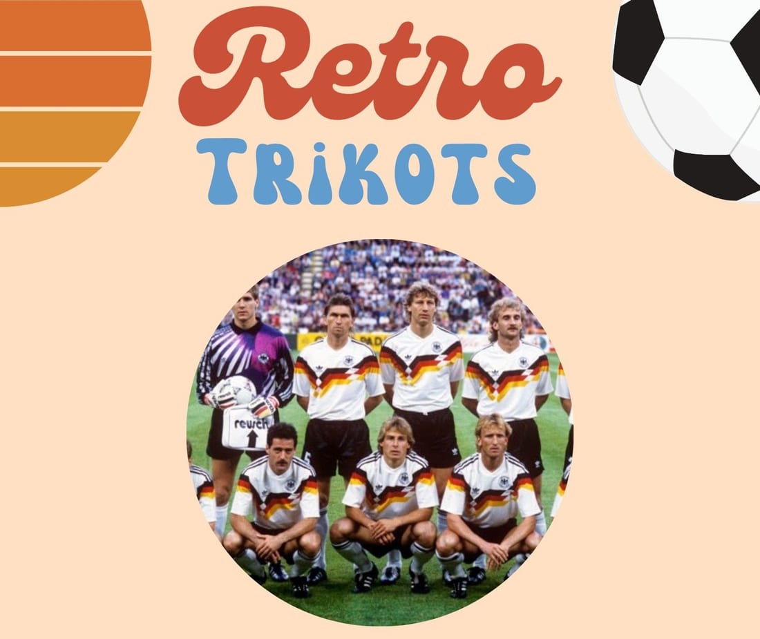 Retro Trikots - die deutsche Nationalmannschaft der WM 1990